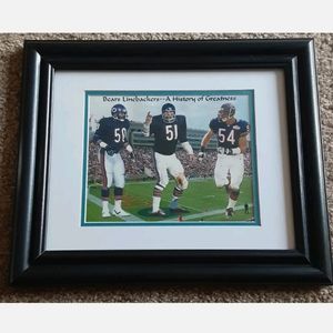 Chicago "Bears Linebackers--A History of Greatness" Butkus Urlacher Singletary